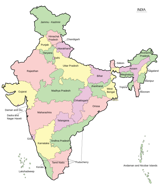 india map